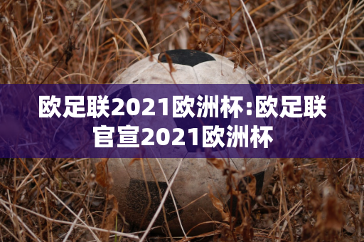 欧足联2021欧洲杯:欧足联官宣2021欧洲杯