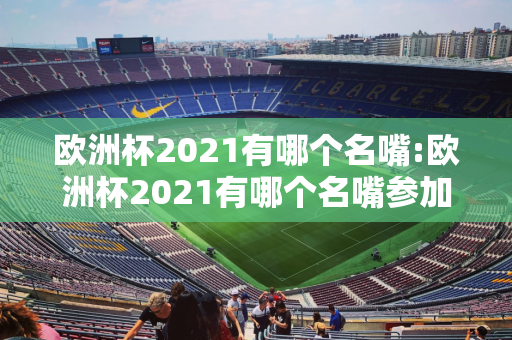 欧洲杯2021有哪个名嘴:欧洲杯2021有哪个名嘴参加