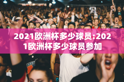 2021欧洲杯多少球员:2021欧洲杯多少球员参加